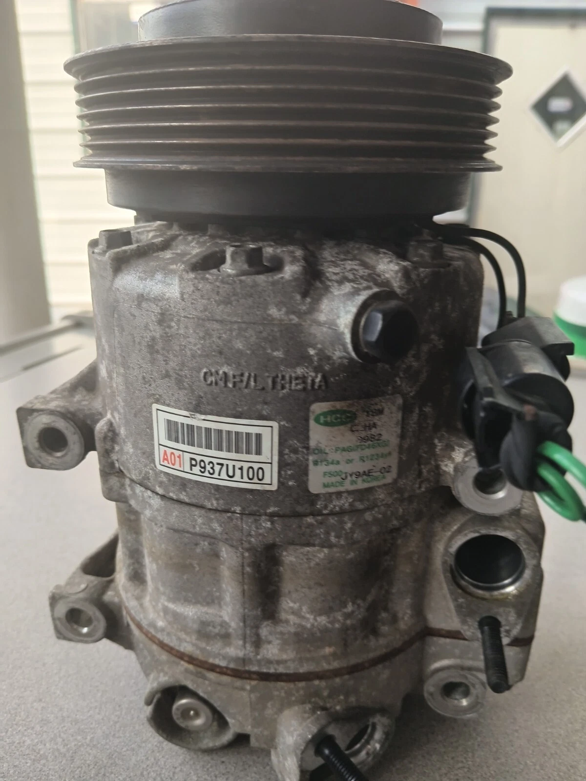 2012 Hyundai Santa fe A/C compressor jy9ae-02 - Image 8